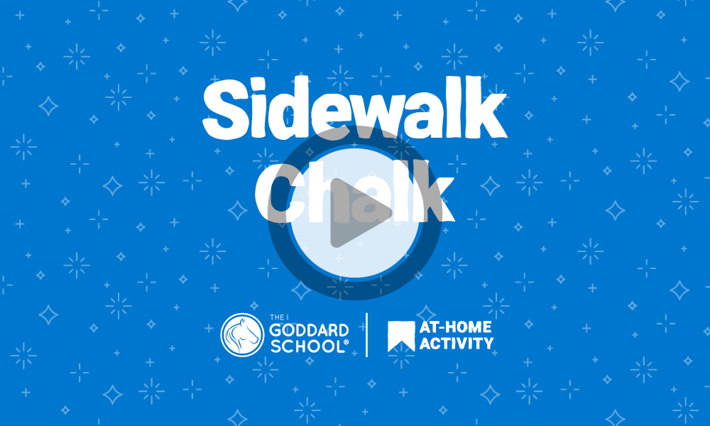 sidewalk chalk craft video screen